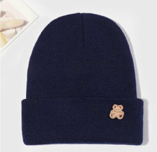 Children's Unisex Beanie 3-8Y Navy Blue