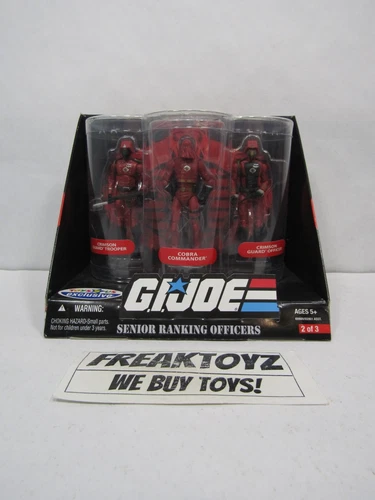 G.I. Joe Crimson Senior Ranking Officers 3 Pack, 25th Anniversary Toys R Us