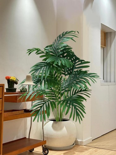 70 Large Artificial Palm Tree Realistic Monstera Leaves Indoor Outdoor Decor - Picture 12 of 25