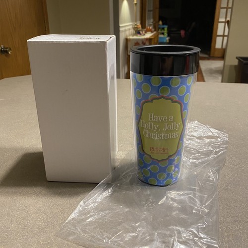 Rudolph The Red-Nosed Reindeer 16oz Plastic Travel Cup With Lid And Original Box - Picture 5 of 10