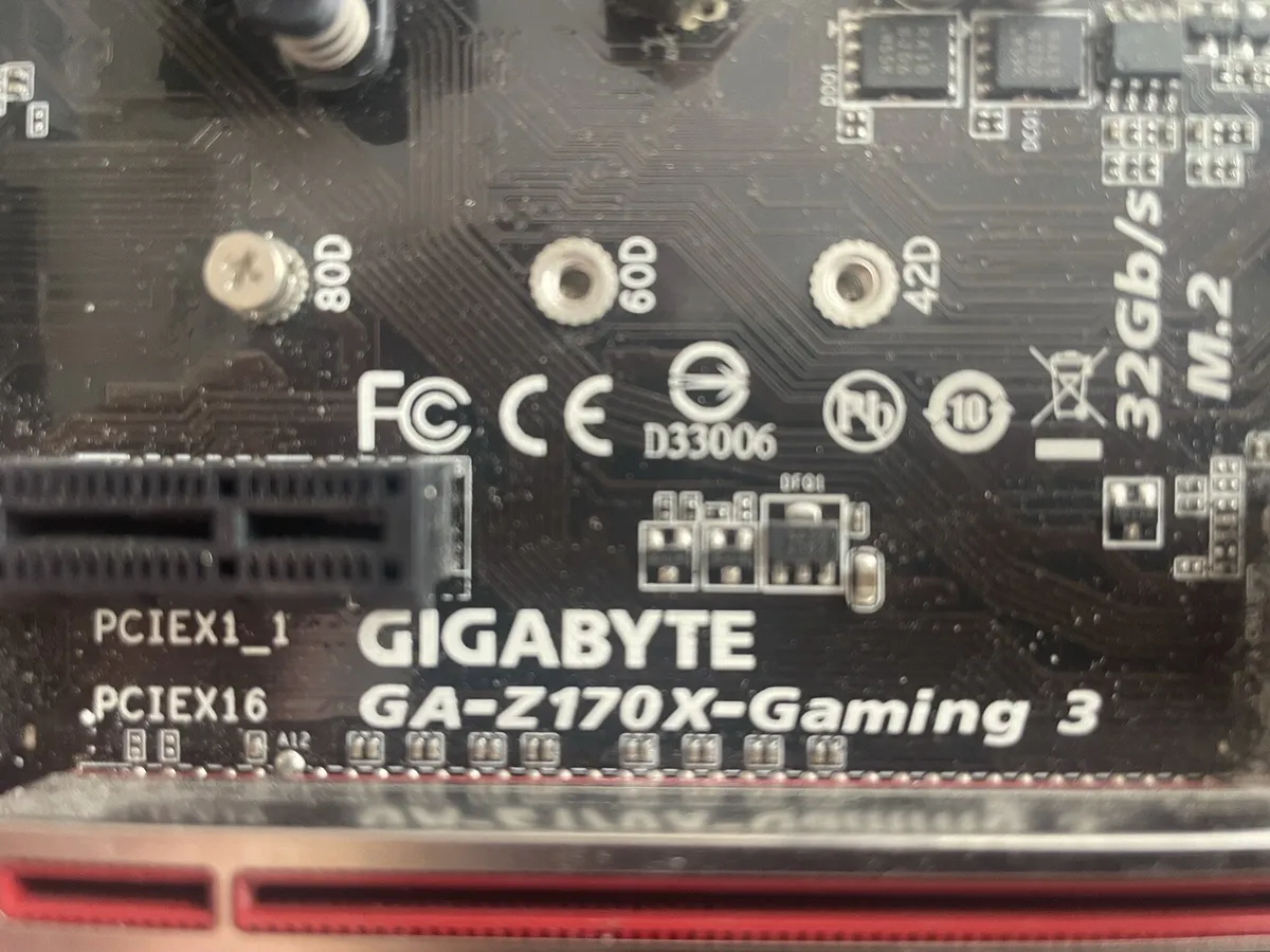 Motherboard Gigabyte GA-Z170x-Gaming 3 + Intel I7-6700 +32gb ram+Cooler  Master