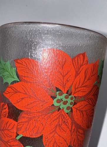 H J Stotter Becher Weihnachten Weihnachtsstern Gläser Acryl 5er Set Urlaub Vintage - Bild 2 von 4