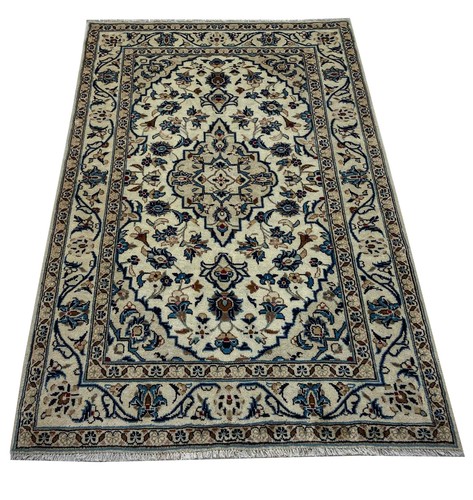 Teppich Keshan Handgeknüpft Perserteppich Orientteppich Tappeto Carpet 151x98cm - Bild 2 von 5
