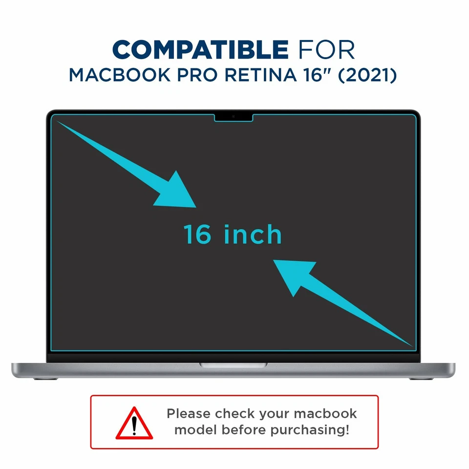 Tech Armor Magnetic Privacy Film Screen Protector for MacBook Pro 16" (2021) - Image 2 of 4