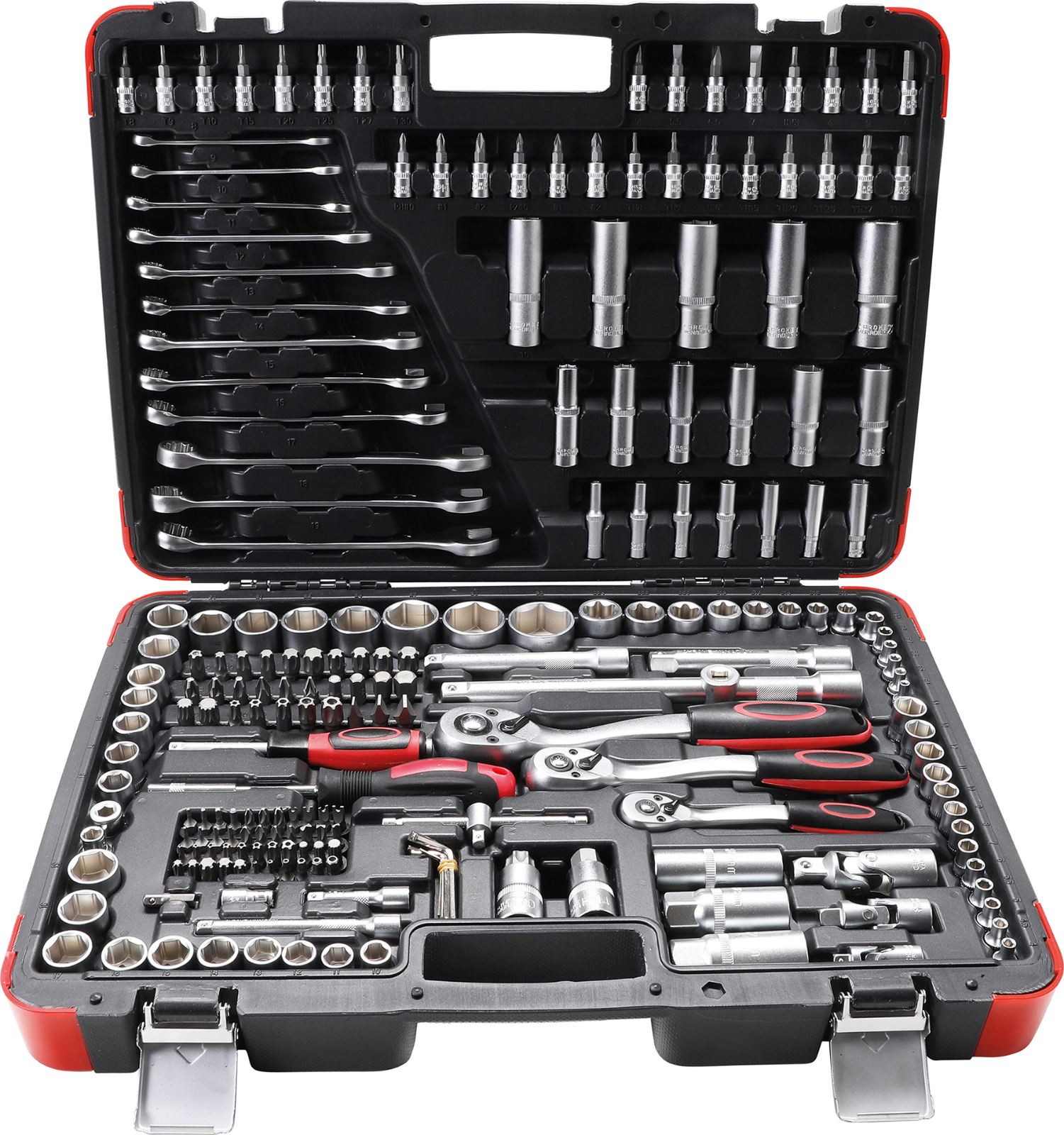 Cassetta Set 216 Chiavi Universali Bussola Cric Utensili Casa Officina BGS15216