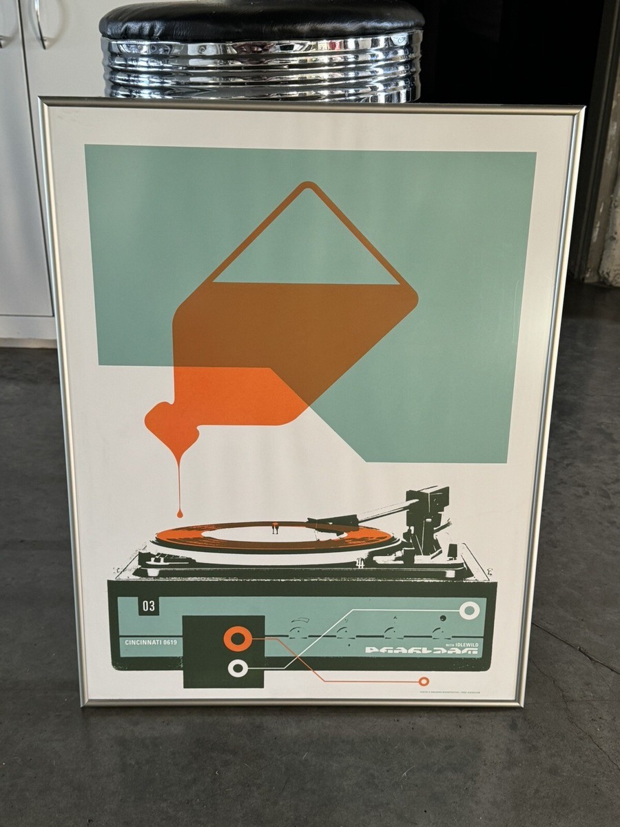 Ames Bros Pearl Jam Poster 2003 Cincinnati Artist Print Signed