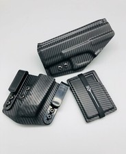 CZ P09 Black Carbon Fiber Kydex IWB Holster, Mag Pouch, Wallet Set USA Made