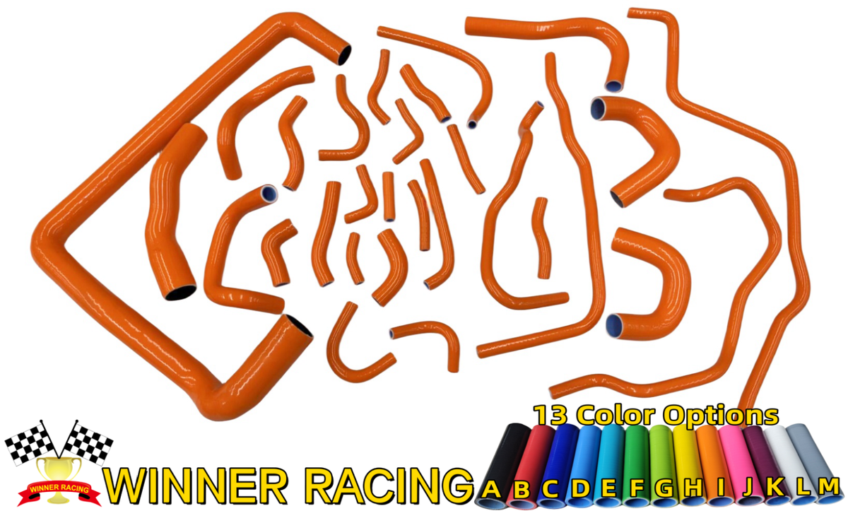 Fit Nissan 300ZX VG30DETT Z32 1990-1999 Silicone Radiator Hoses