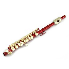  Great Gift Guarantee High Quality SKY Red Piccolo w Gold Keys. Band Approved