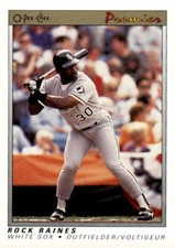 1991 O-Pee-Chee Premier #97 Rock Raines Chicago White Sox