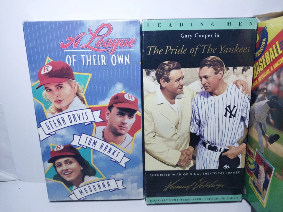 Lot Of 12 Baseball Vhs Tapes Field Of Dreams, Hardball, Mr Baseball,,, Foto 2 de 4