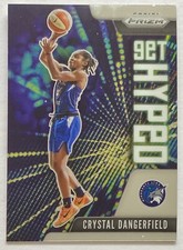 CRYSTAL DANGERFIELD 2021 WNBA PANINI PRIZM #7 GET HYPED BASKETBALL