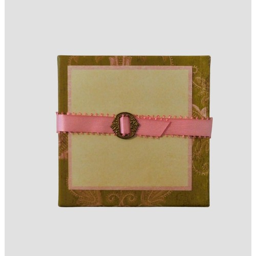 K&Co Peabody Accordion Book Kit Paper Stickers Tags 4.5x4.5 Inch Open Package - Picture 3 of 7