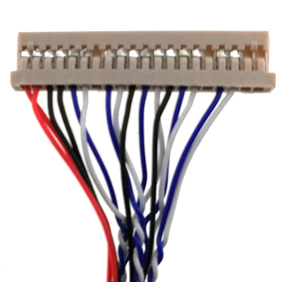 LVDS Cable DF14 20pin 1 Channel 8-bit LCD Screen Display Wire D8 20P  Connector - Image 3 of 4