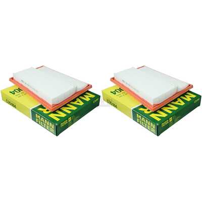 2x Original MANN-FILTER Luftfilter C 25 004 Air Filter