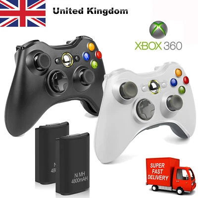 For Microsoft Xbox 360 Wireless Controller /Rechargeable Battery Pack Charger UK