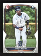 2023 Bowman Prospects 1st Bowman Card Javier Osorio #BP-4 Detroit Tigers
