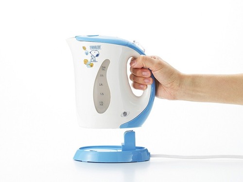 PEANUTS x Tamahashi Snoopy Personal Electric Kettle SN-207 0.6L 2024 Japan NEW - Picture 2 of 9