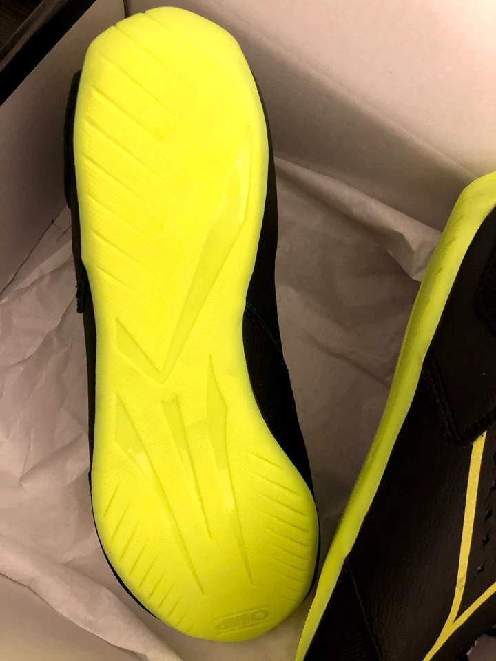 STIVALETTO PELLE SCARPA KART IGNIFUGO NERO GIALLO 42 OMP ONE-S IC/822 SENZA OMOL - Immagine 4 di 4