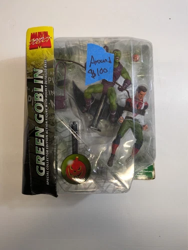 Figura de acción Marvel Select Green Goblin 2003 Deluxe 7" paquete múltiple (Fk)(E)