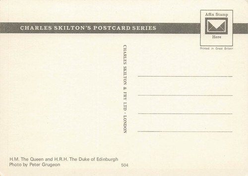 POSTCARD H.M. The Queen and H.R.H. The Duke of Edinburgh ~ Elizabeth, Philip - Picture 2 of 2