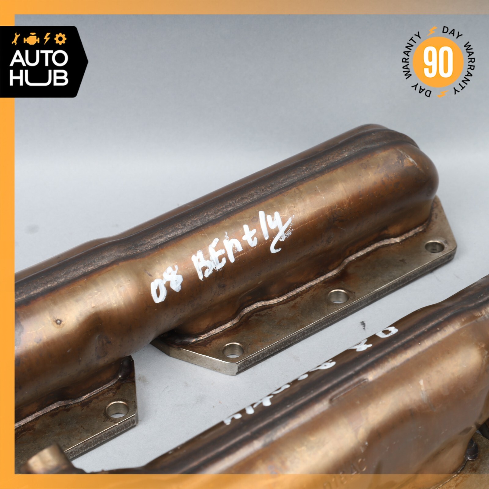 03-13 Bentley Continental Flying Spur 6.0L W12 Exhaust Manifold Set of 2 OEM