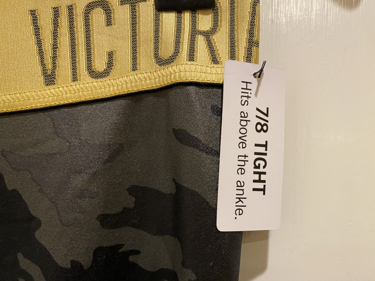 Legging 7/8 Victoria's Secret Sport Camouflage Vert - Taille L, Neuf Avec étiquette