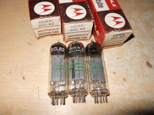 SET OF THREE 6BM8 ECL82 Output Tube TESTED GOOD