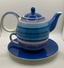 Whittard Teapot, cup & saucer for one excellent condition