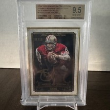2014 Topps Museum Collection Framed Auto Gold #FA-SY 6/10 Steve Young BGS 9.5/10