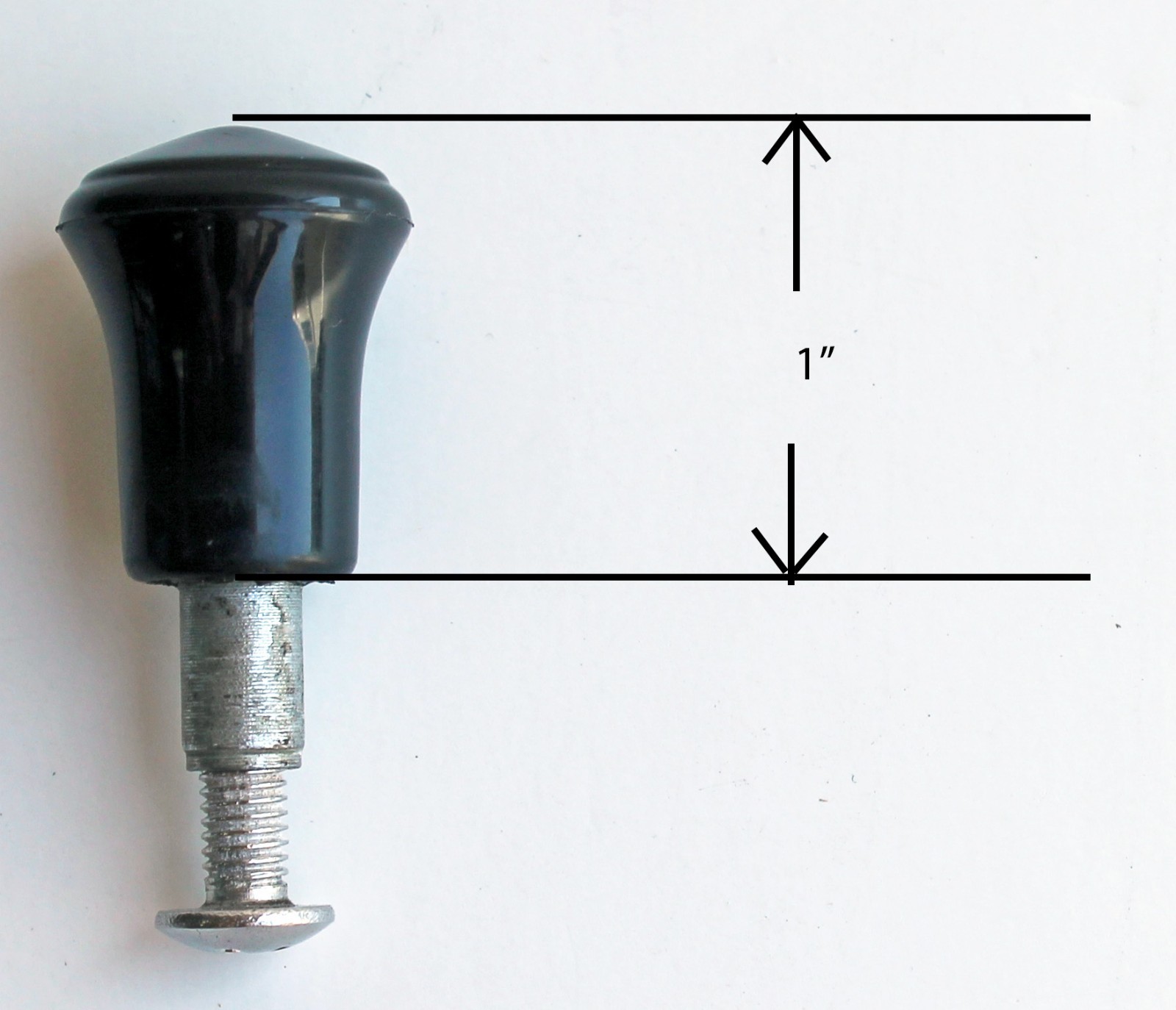 1939- 1946 Chevy GMC Truck Window WS Crank CHROME Knob W/ Screw Made In USA - Foto 6