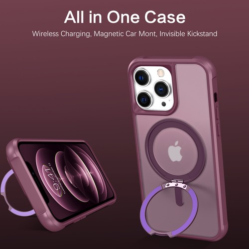 Funda para iPhone 16/15/14/13/12/11 Pro Max pesada a prueba de golpes con soporte magnético cubierta - Imagen 177 de 751