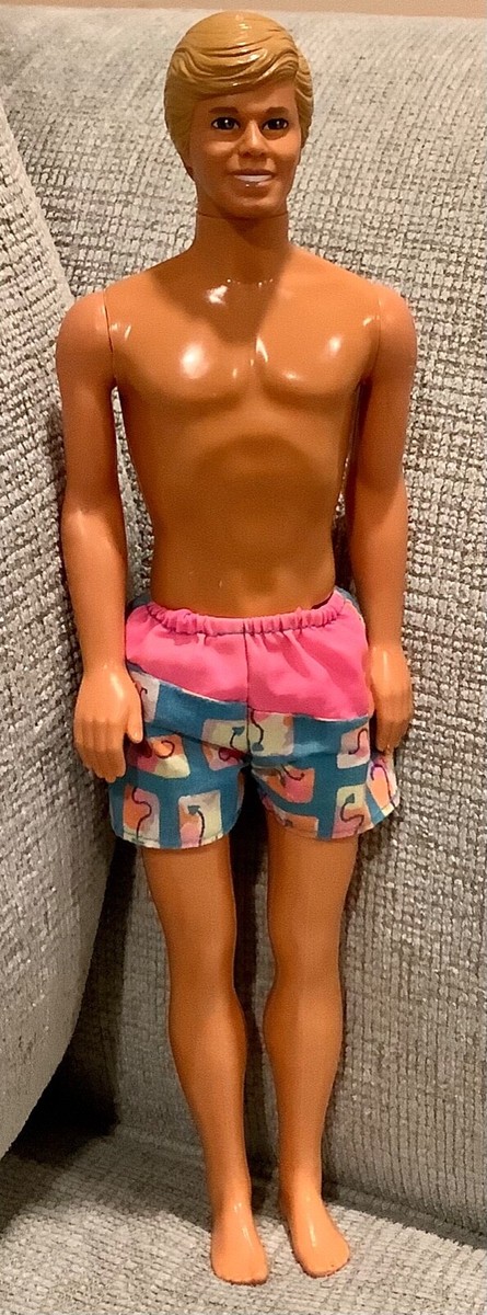 1983 Mattel Barbie Blonde Painted Hair Ken Doll | eBay