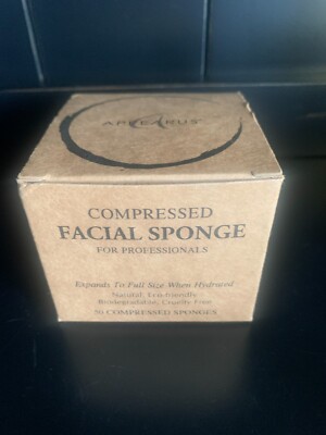 APPEARUS 50 COMPRESSED FACIAL SPONGES NEW MADE IN USA
