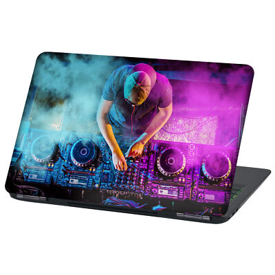 Laptop Folie Aufkleber Sticker 13''-17''Zoll Skin Vinyl Notebook LP95 DJ