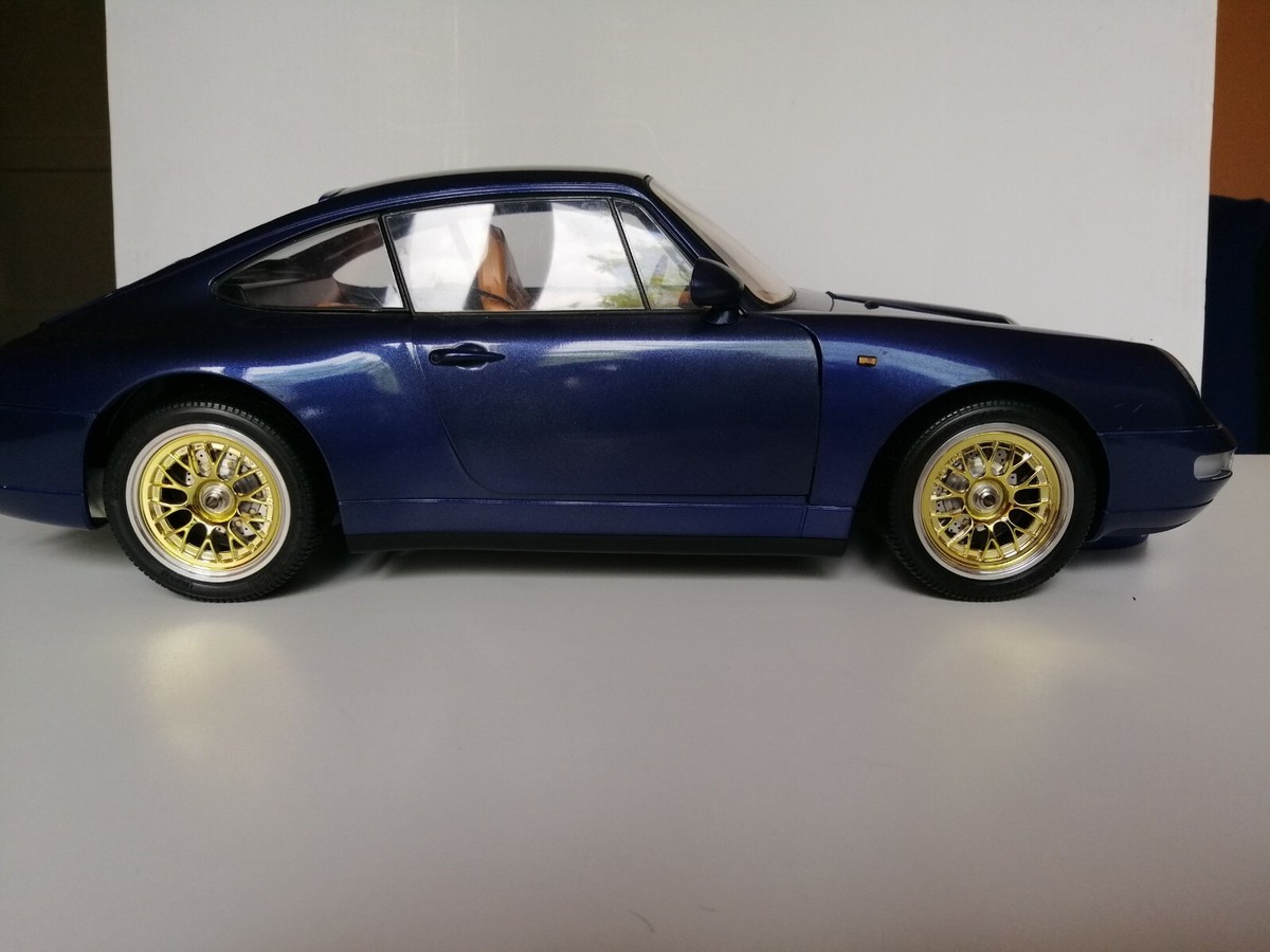 Maquette Voiture Pocher 1/8 - Ferrari F40, Testarossa, Porsche, Dodge Charger R/T - Or