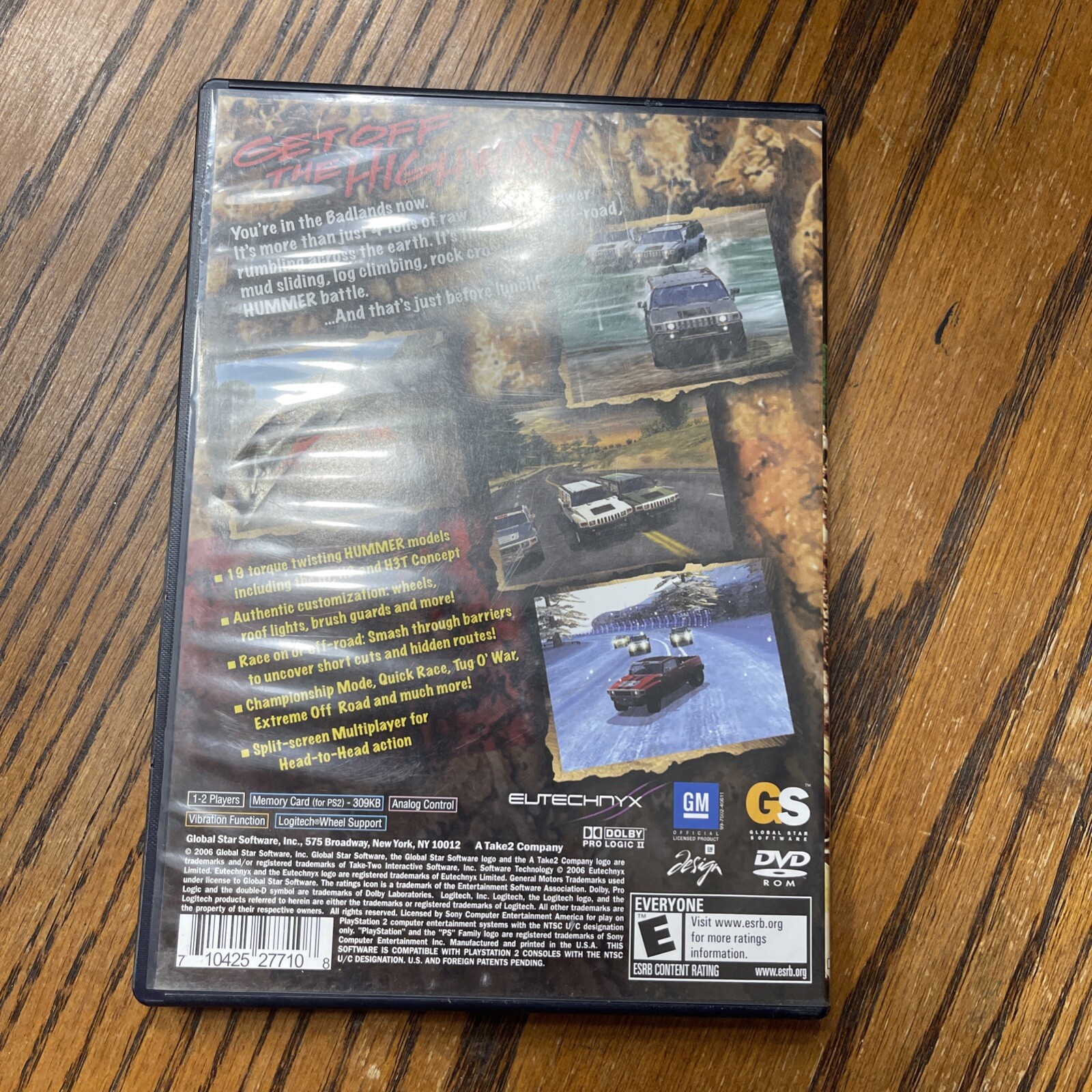 Hummer Racing Ps2 Hummer Badlands Sony PlayStation 2 PS2 Fun Racing Complete 710425277108 ...