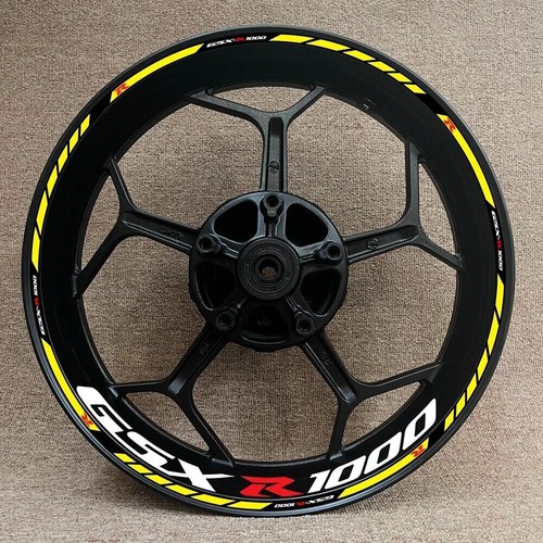 For Suzuki GSXR1000/R/1000R/S Wheel Hub Rim Decorative Decal Reflective Sticker - Picture 12 of 25