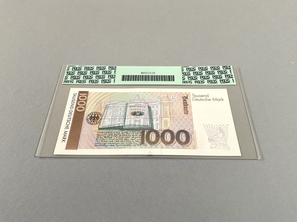 Germany Federal Republic 1,000 Deutsche Mark P-44a 1991  PCGS 67 PPQ - Image 4 of 4