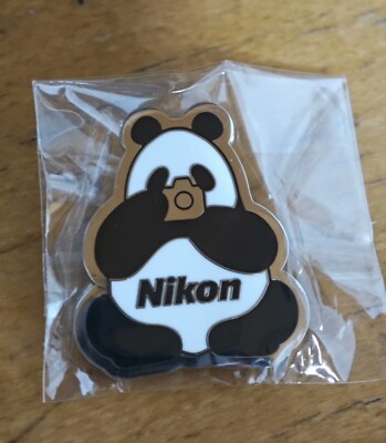 new Nikon China International Import Expo Panda Limited edition pins