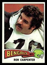 1975 Topps Ron Carpenter #197 - Cincinnati Bengals