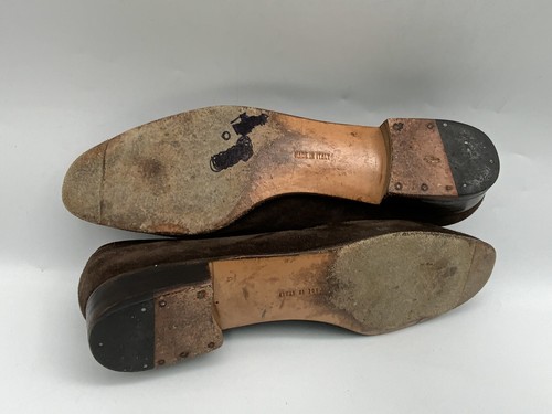Salvatore Ferragamo Women’s Brown Suede Loafers Shoes Size 7 AAA - Picture 11 of 12