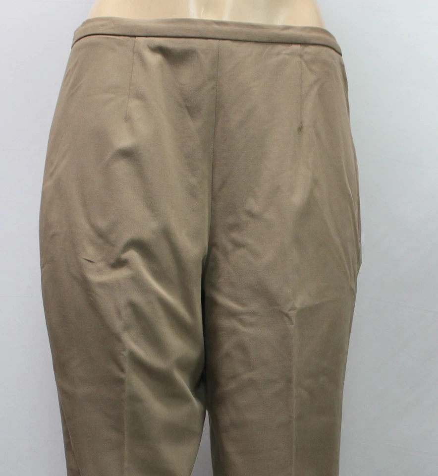 Pantalones para mujer Worth elásticos forrados en marrón talla 8 Foto 3 de 4