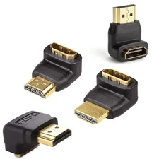 SatelliteSale Digital HDMI Male to Female Right Angle 4K Adapter