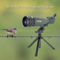 30-90x90 Angled Waterproof Spotting Scope Hd Monocular Telescope W/ Tripod J2z9 on sale 30-90x90 Angled Waterproof Spotting Scope Hd Monocular Telescope W/ Tripod J2z9 on sale