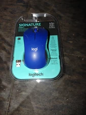 Logitech Signature M550 L Wireless Mouse Bluetooth Blue Silent Click 910-006794