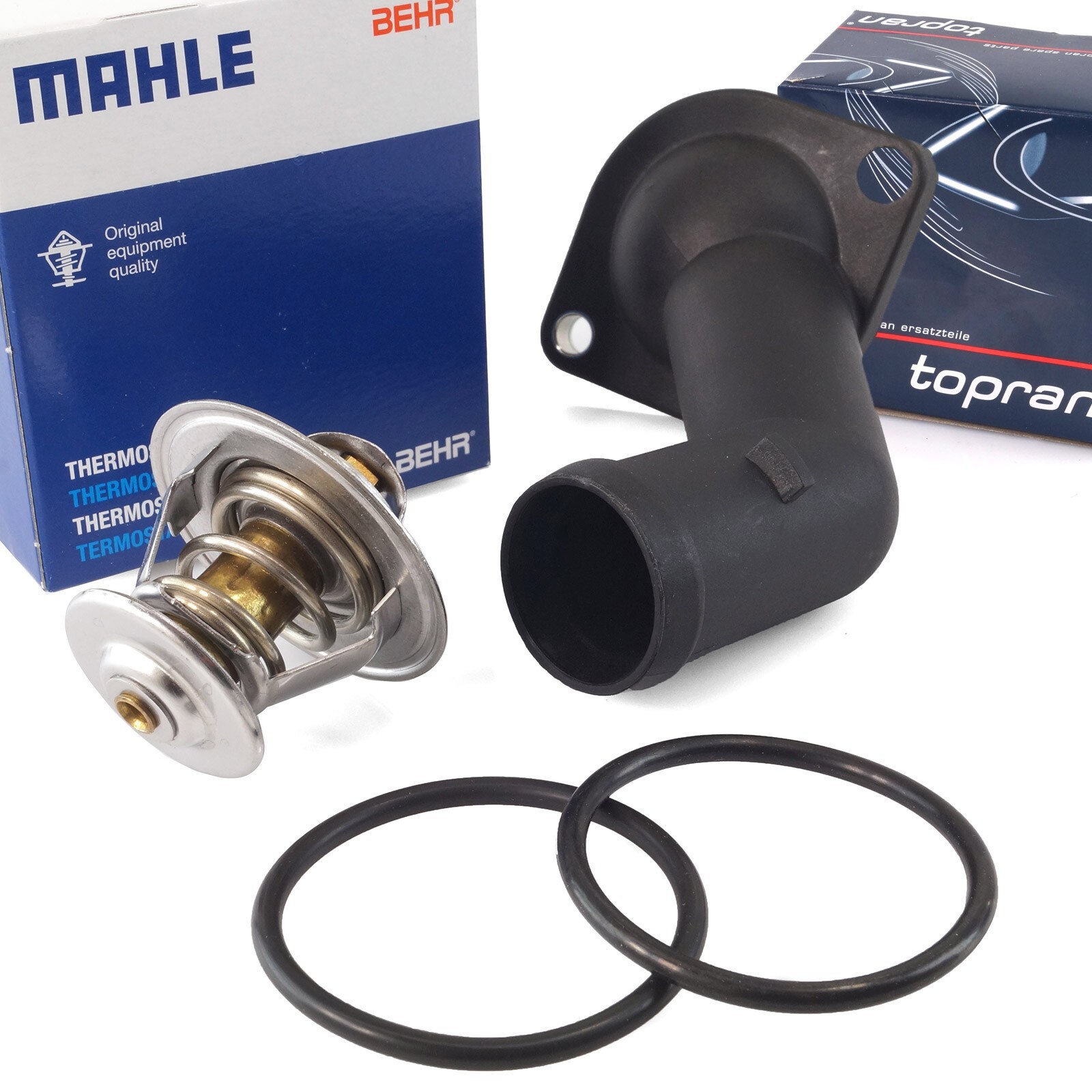 MAHLE Kühlwasserthermostat + Flansch für AUDI A3 SEAT SKODA VW 