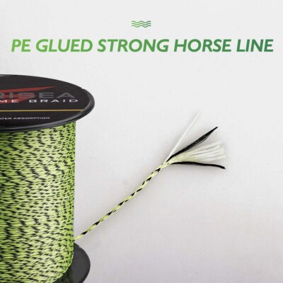 Dorisea Extreme Braid 100m~2000m Pe Black&Green Spot Line Braided Fishing Line - Foto 4