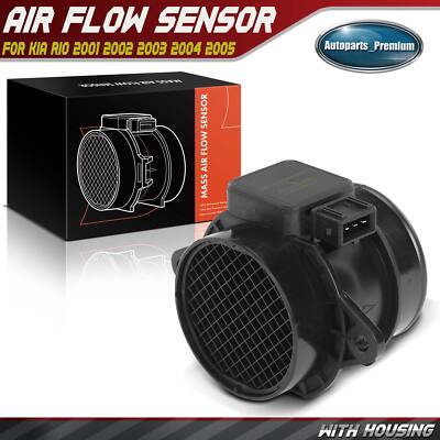 Mass Air Flow Sensor with Housing for Kia Rio 2001 2002 2003-2005 L4 1.5L 1.6L