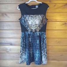 Vince Camuto Size 8 Animal Print Dress Fit & Flare